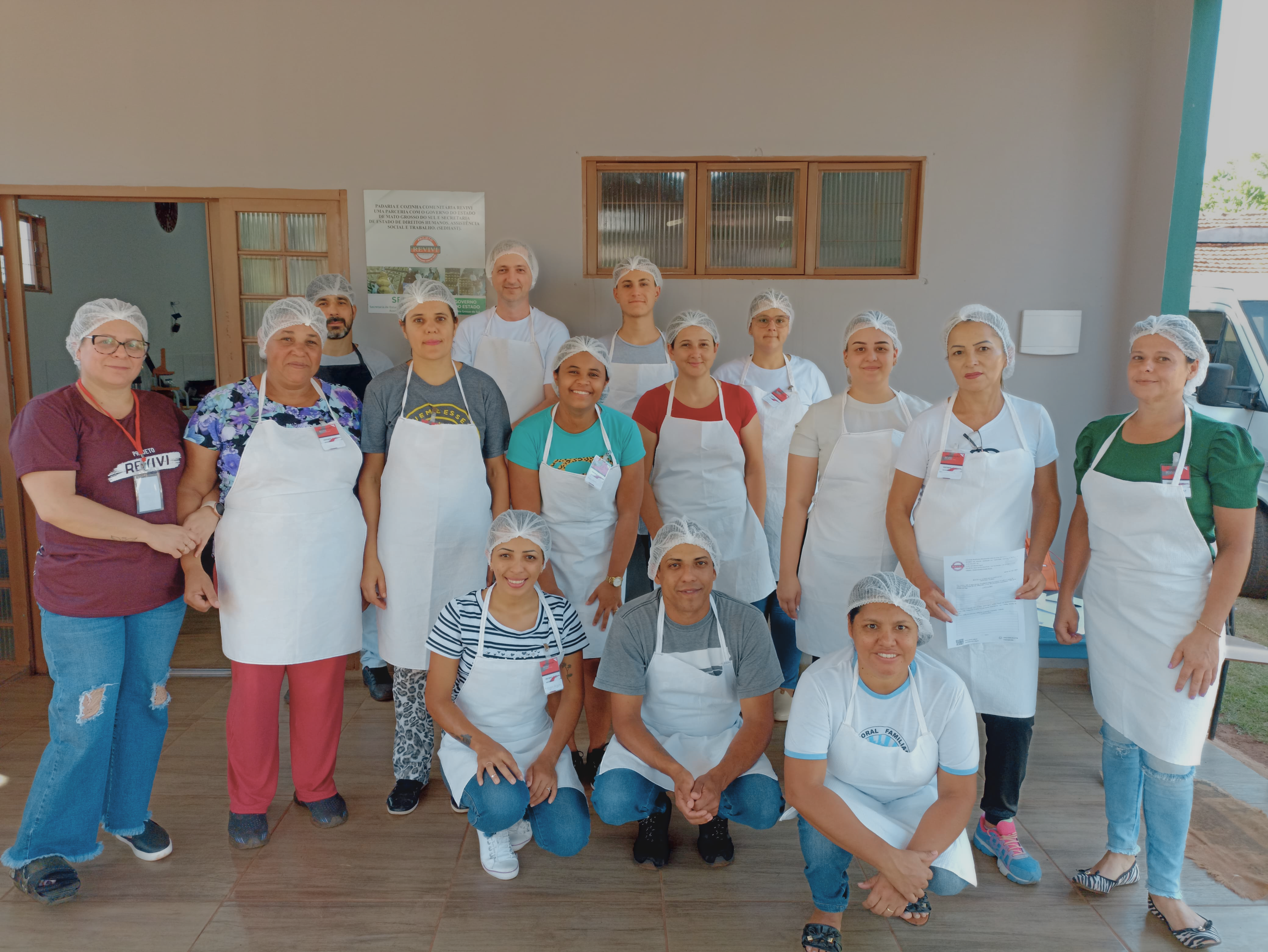 SEGUNDA TURMA DO CURSO DE PANIFICAÇÃO COMUNITÁRIA 